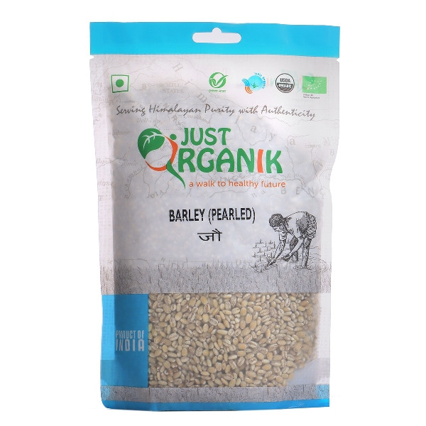Just Organik Barley (Pearled) - 500 gm